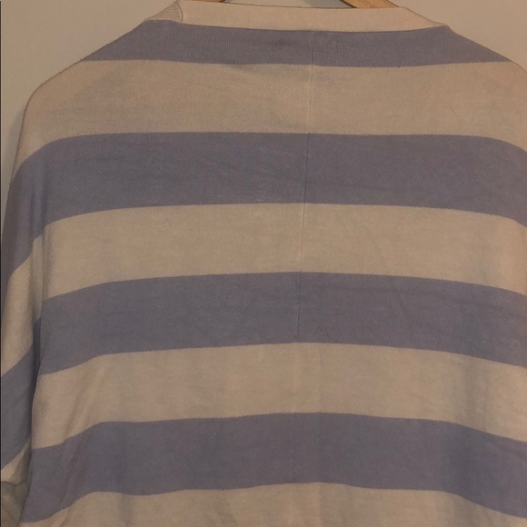 B. Young Blue & White Shrug Cardigan - Picture 4 of 6